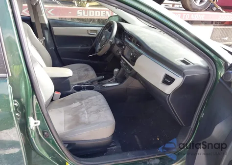 2015 Toyota Corolla Le z USA, uszkodzony, nr VIN 2T1BURHEXFC376236